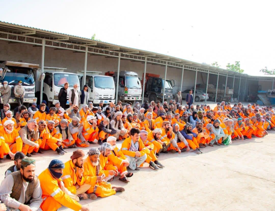 Distribution of Food Assistance for Municipal Employees in Balkh and Parwan